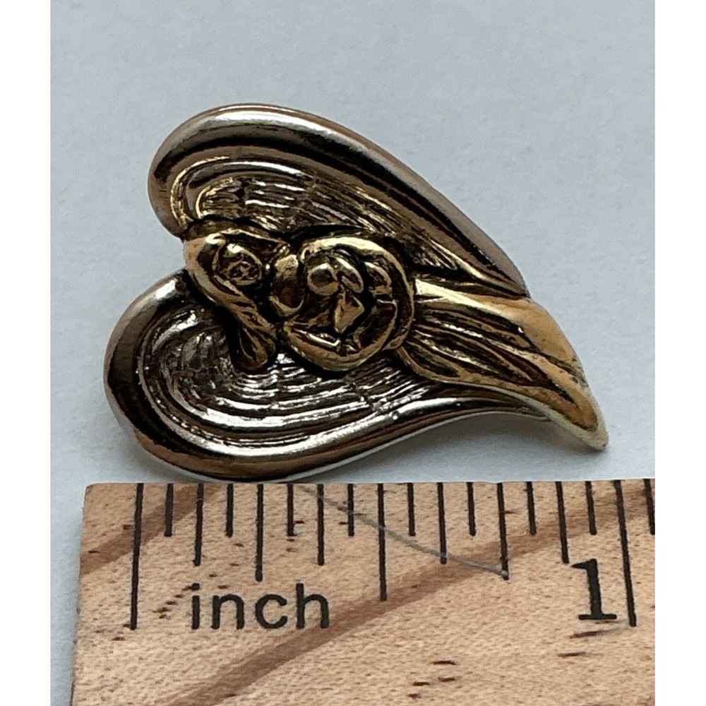 Camco Guardian Angel Two Tone Gold Silver Pin - Picture 4 of 4